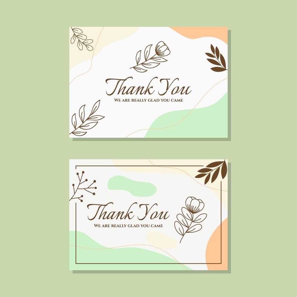 Thank You & Rating Card